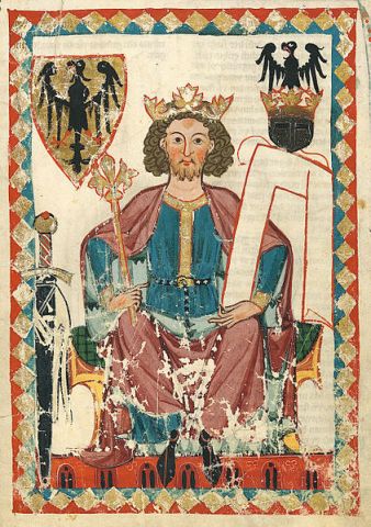 Ritratto di Enrico VI, imperatore del Sacro Romano Impero (1191-1197)
